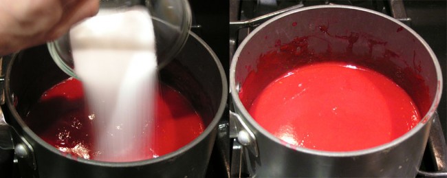 Raspberry Sauce finishing