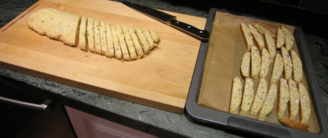 Cutting Biscotti