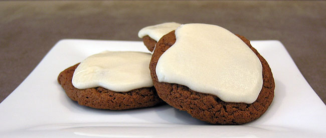 Chocolate Molasses Cookies