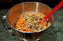 Fold in Carrots and Walnuts