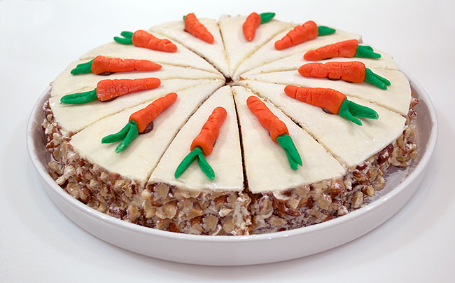 Carrot Cake with Cream Cheese Filling