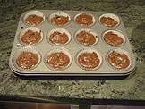 Fill each cup to about 2/3 full of the cupcake batter over the filling.