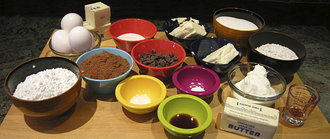 Cream Cheese Chocolate Cupcakes Ingredients