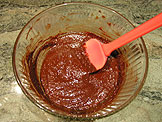 Combine the nut mixture with the chocolate