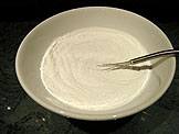 Combine the flour, sugar, baking powder, and salt in a bowl