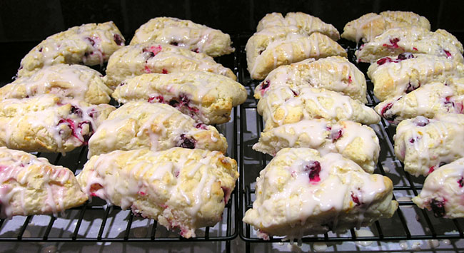 Gluten Free Cranberry Orange Scones