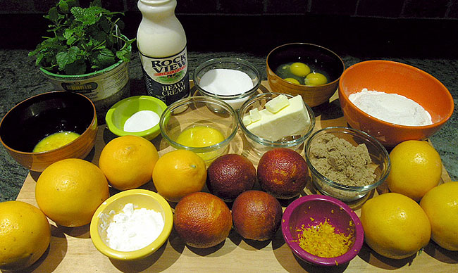 Meyer Lemon Tart Ingredients