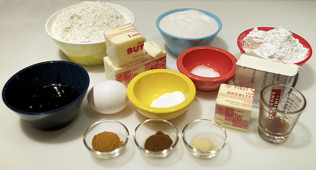 Molasses Drop Cookies Ingredients