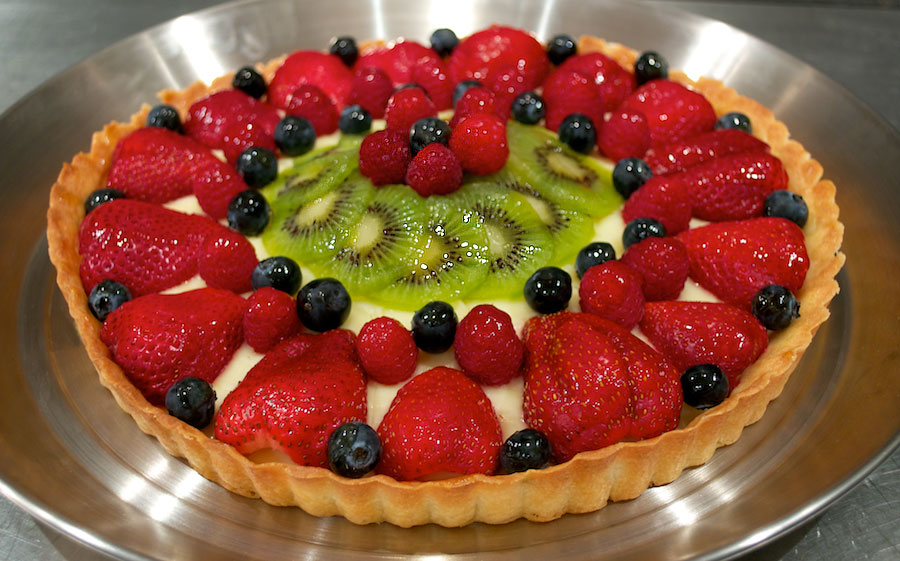 Strawberry Fruit Flan